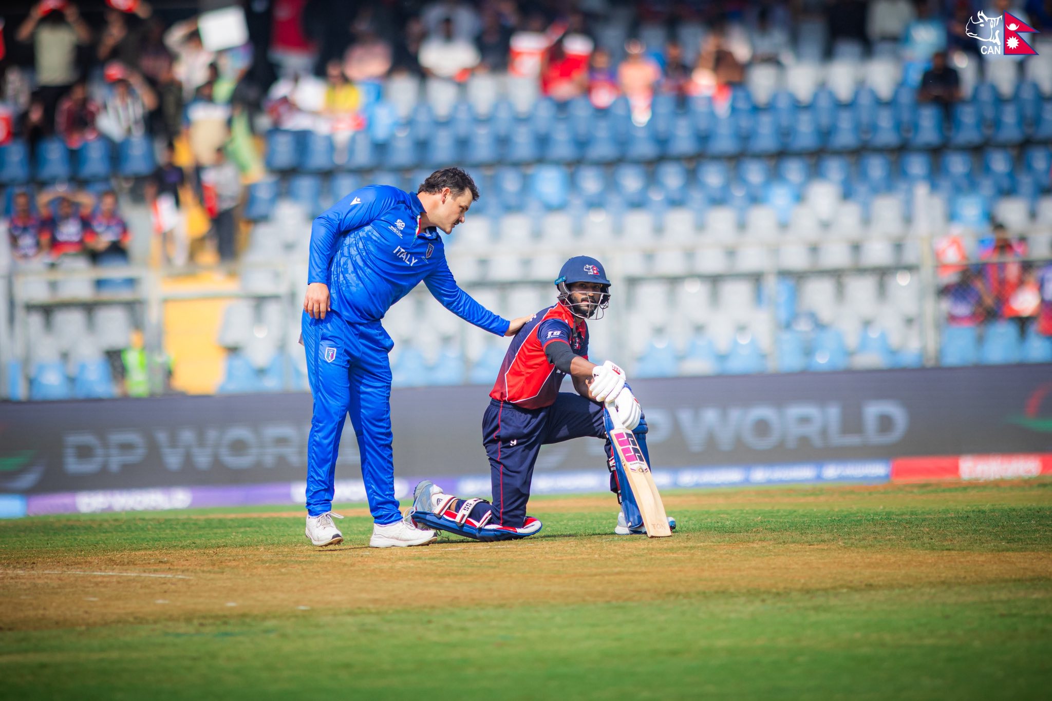 इटालियन स्पिनरसामु नेपाली ब्याटिङ स्तब्ध, १२४ रनको झिनो लक्ष्य दियो